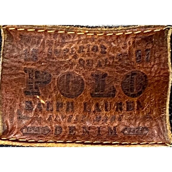 Polo Ralph Lauren Sz 38X32 Style 381 Straight Slim Fit Medium Wash Denim Jeans - Picture 8 of 16